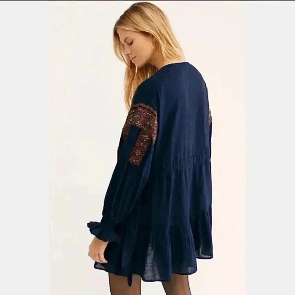 Free People Embroidered Mini Dress - Picture 2 of 3